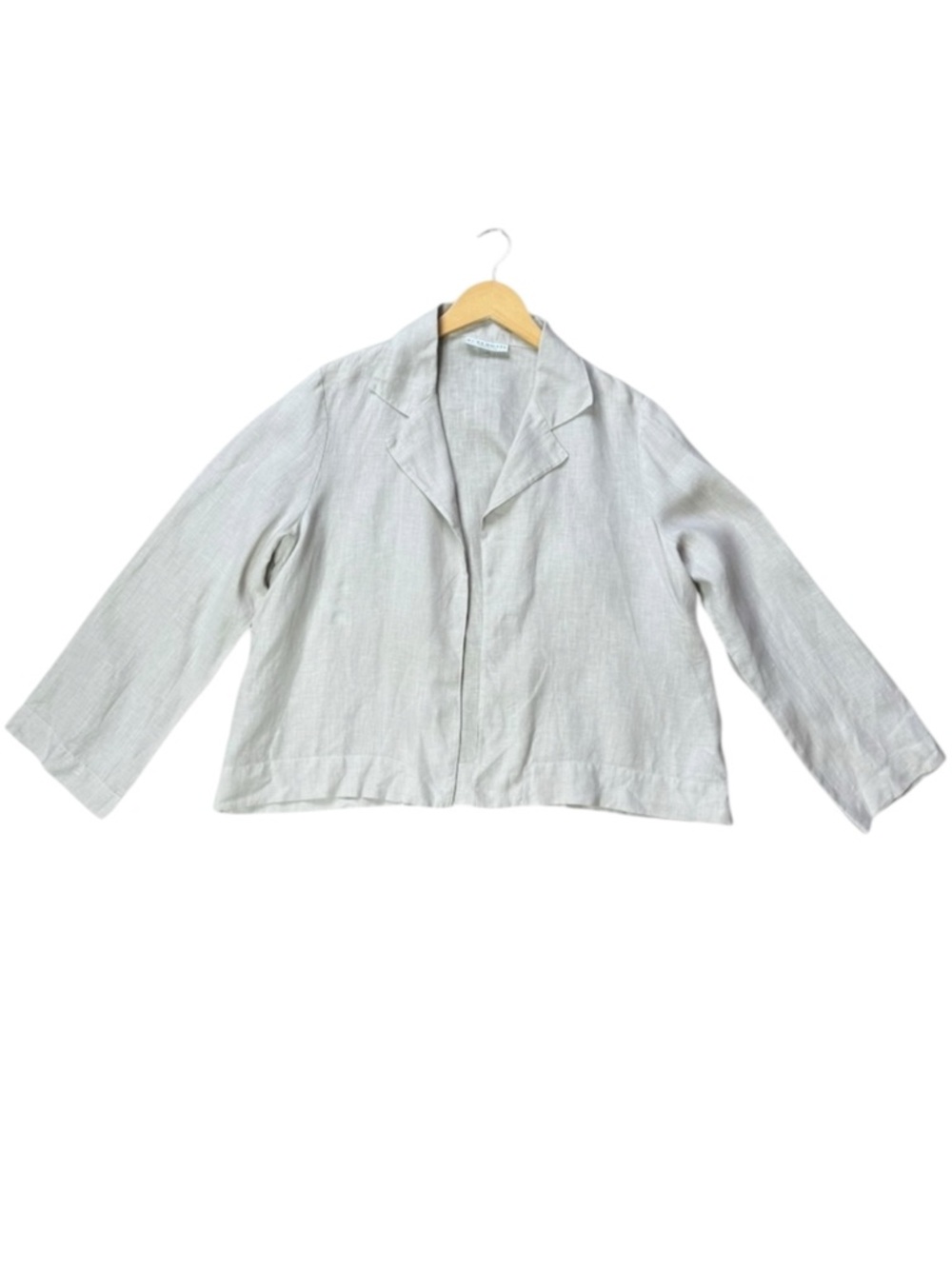 Bryn Walker Linen Oversized Neutral Blazer size S